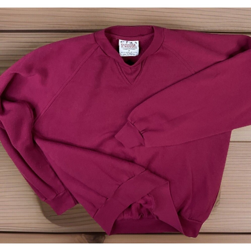 Vintage McGregor Sweatshirt 80s Long Sleeve Retro Pullover Blank Men Sz M Sports